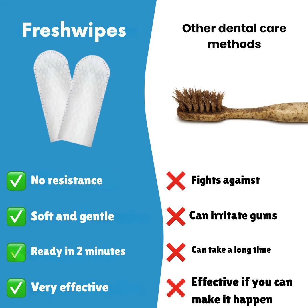 FreshWipe Kit Cats - Protects Against Dental Problems